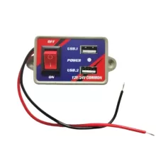 Generic USB Fast Charger For Car And Bike - Twin USB Port Generic USB Fast Charger For Car And Bike - Twin USB Port