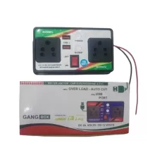 12V/24V DC to AC Converter Gang Box and 2 In-Built USB Ports 12V/24V DC to AC Converter Gang Box and 2 In-Built USB Ports