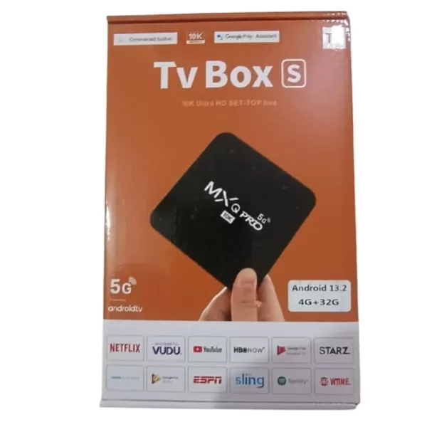 MXQPRO 5G Android 13.2 10K Ultra HD OTT Set-Top Box