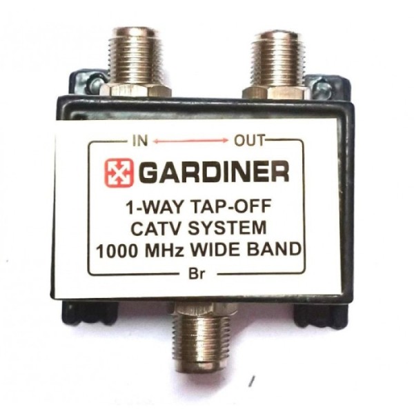 Gardiner 1-Way Tap Off 1000 MHz Splitter for Cable TV System