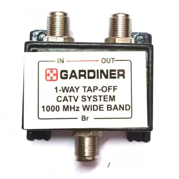 Gardiner 1-Way Tap Off 1000 MHz Splitter for Cable TV System