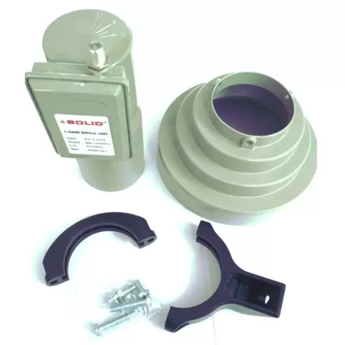 Universal C-Band LNBF Kit for Ku-Band Offset DTH Dish Antenna Universal C-Band LNBF Kit for Ku-Band Offset DTH Dish Antenna