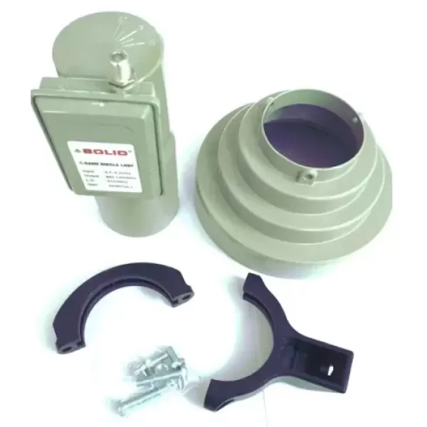 Universal C-Band LNBF Kit for Ku-Band Offset DTH Dish Antenna Universal C-Band LNBF Kit for Ku-Band Offset DTH Dish Antenna