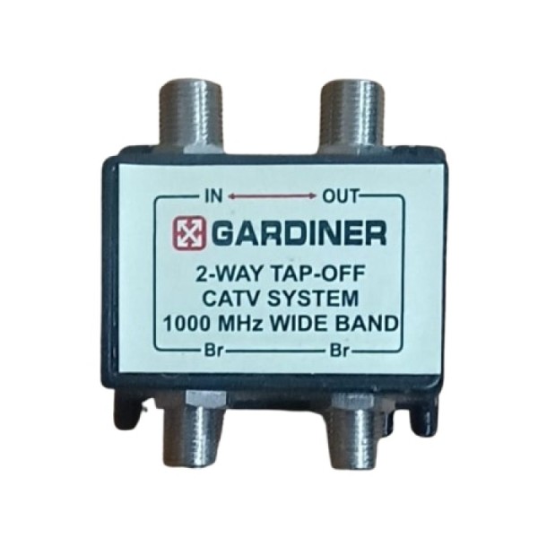 Gardiner 2-Way Tap Off 1000 MHz Wide Band Splitter Gardiner 2-Way Tap Off 1000 MHz Wide Band Splitter