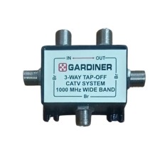 Gardiner 3-Way Tap-Off CATV System Splitter