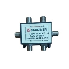 Gardiner 4-Way Tap Off 1000 MHz Wide Band Splitter 
