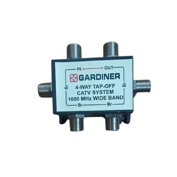 Gardiner 4-Way Tap Off 1000 MHz Wide Band Splitter 