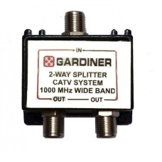 Gardiner 2‑Way Splitter for Cable TV & DTH Signals