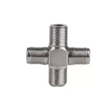 4 Pin RG6 Coaxial Cable connector - 2pcs