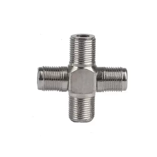 4 Pin RG6 Coaxial Cable connector - 2pcs