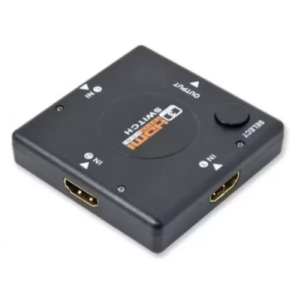 HDMI Switch 3 Input 1 Output 4K Selector Switch for TV, PS5, Laptop HDMI Switch 3 Input 1 Output 4K Selector Switch for TV, PS5, Laptop