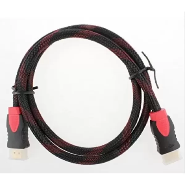 Gold Plated Nylon Braided HDMI 1.4 Cable - 5 Meter Gold Plated Nylon Braided HDMI 1.4 Cable - 5 Meter