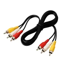 3RCA Male to Male Composite Audio Video AV Cable 3RCA Male to Male Composite Audio Video AV Cable