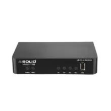 SOLID 7299 HEVC 8-bit H.265 Free-to-Air MPEG-4 HD Set-Top Box with Free WiFi Dongle