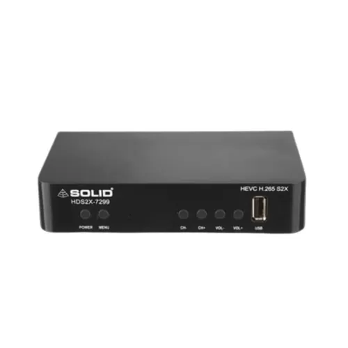 SOLID 7299 HEVC 8-bit H.265 Free-to-Air MPEG-4 HD Set-Top Box with Free WiFi Dongle