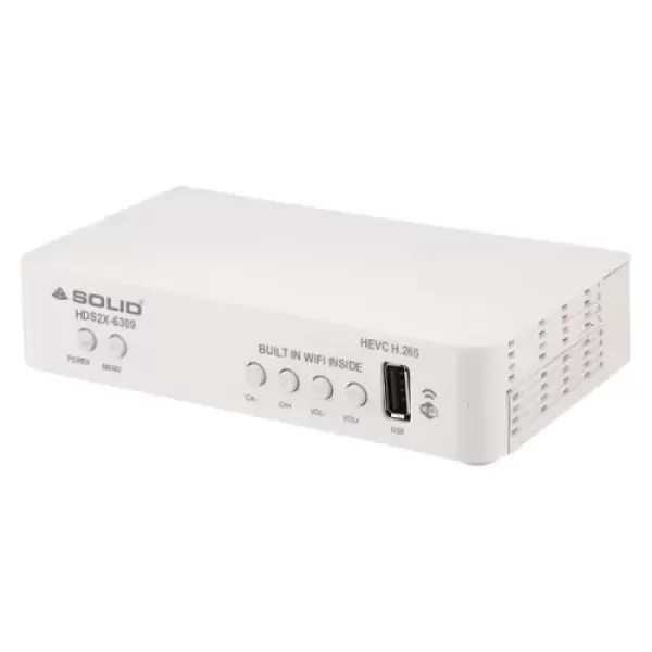 SOLID 6309 Free-to-Air H.265 MPEG-4 HD Set-Top Box SOLID 6309 Free-to-Air H.265 MPEG-4 HD Set-Top Box