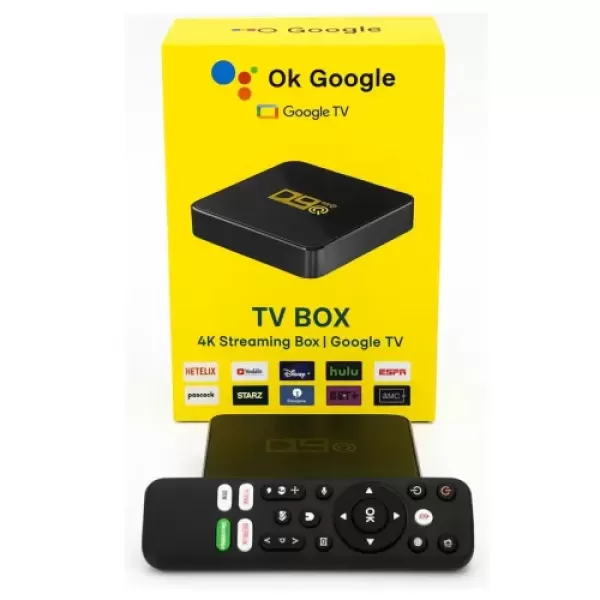 D9 Pro 4K Streaming Android TV Box with Voice Remote D9 Pro 4K Streaming Android TV Box with Voice Remote