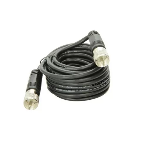 15 Meter RG6 Coaxial Cable with Crimped Female Connectors