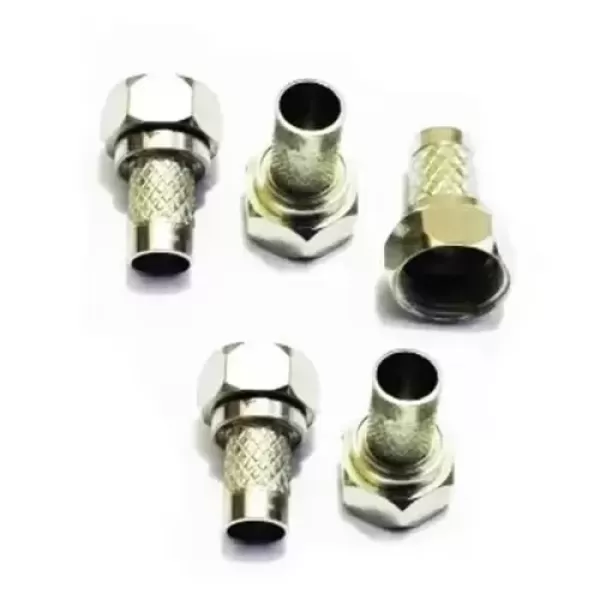 RG6 F5 Connector for DTH and Cable TV - 5 pcs. RG6 F5 Connector for DTH and Cable TV - 5 pcs.