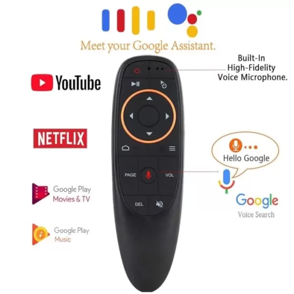 Smart Voice Control Air Mouse Remote for Android TV Box and Smart TV