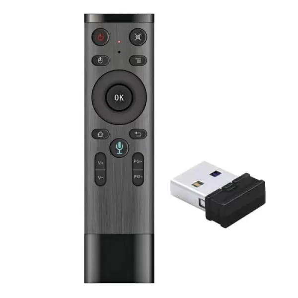 Air Mouse Voice Control Remote with USB Receiver