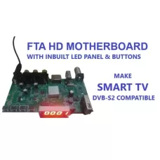 FTA HD Motherboard DVB-S2 Compatible with LED Display & Buttons